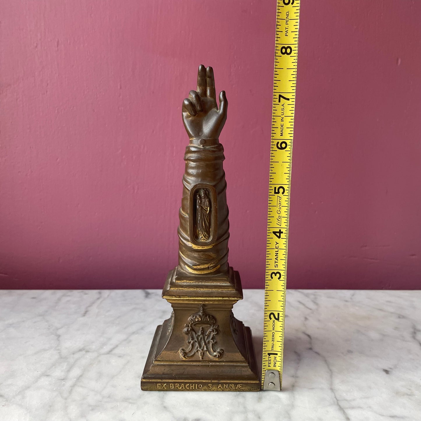 Ex Braccia de St. Anne | Arm of St. Anne Metal Figure