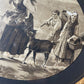 Girls & Their Goats | Victorian Ink Drawing