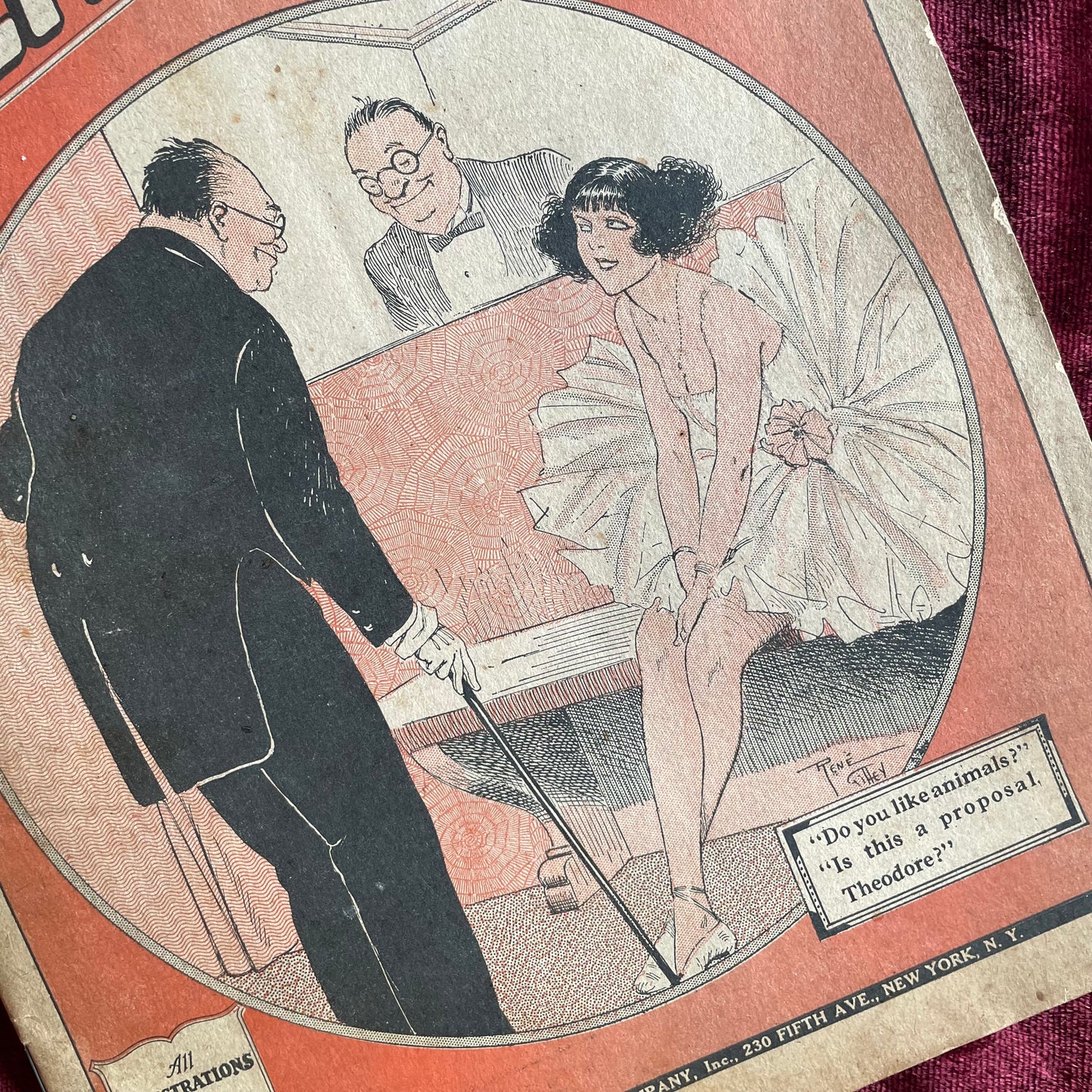 French Humor | February 25, 1928 | Risqué Flapper Cartoons