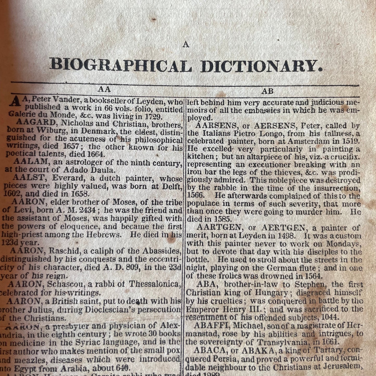 Universal Biographical Dictionary | 1825