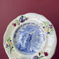 Victorian Devotional Transferware Plate | Keep Heaven in Your Eye, but Earth Beneath Your Feet