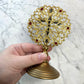 Vintage Gold Filigree Crucifix Stand