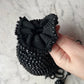 Victorian Mourning Purse with Jet Beads