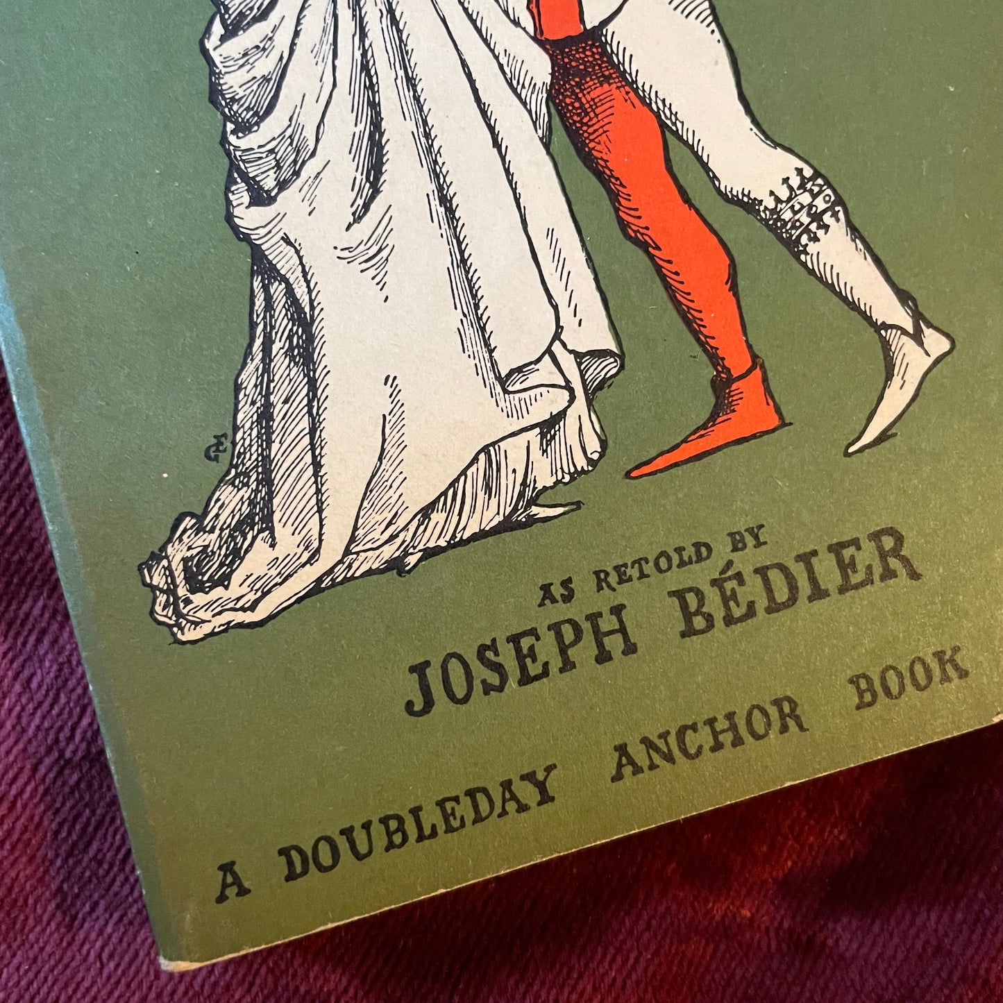 Tristan and Iseult | Edward Gorey Cover | Vintage Doubleday Paperback