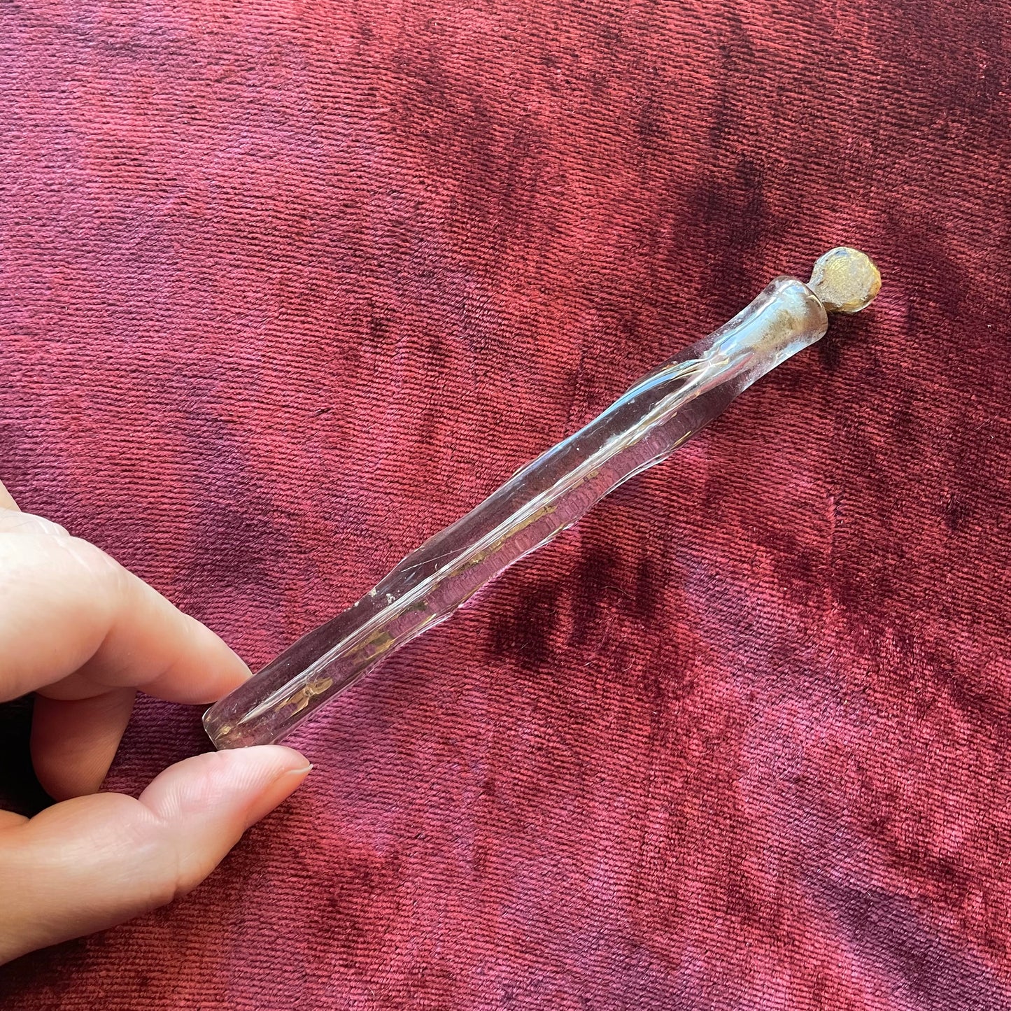 Antique Victorian Laydown Perfume Bottle