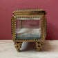 Victorian Revival Bevelled Glass Jewelry Box