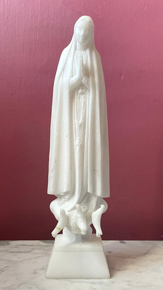 Alabaster Virgin Mary