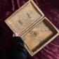 Antique Leather Covered Document Box with Key | c. 1800