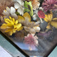 Victorian Shadow Box with Cloth Flowers