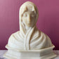 Ave Maria | Antique Alabaster Bust of Mary