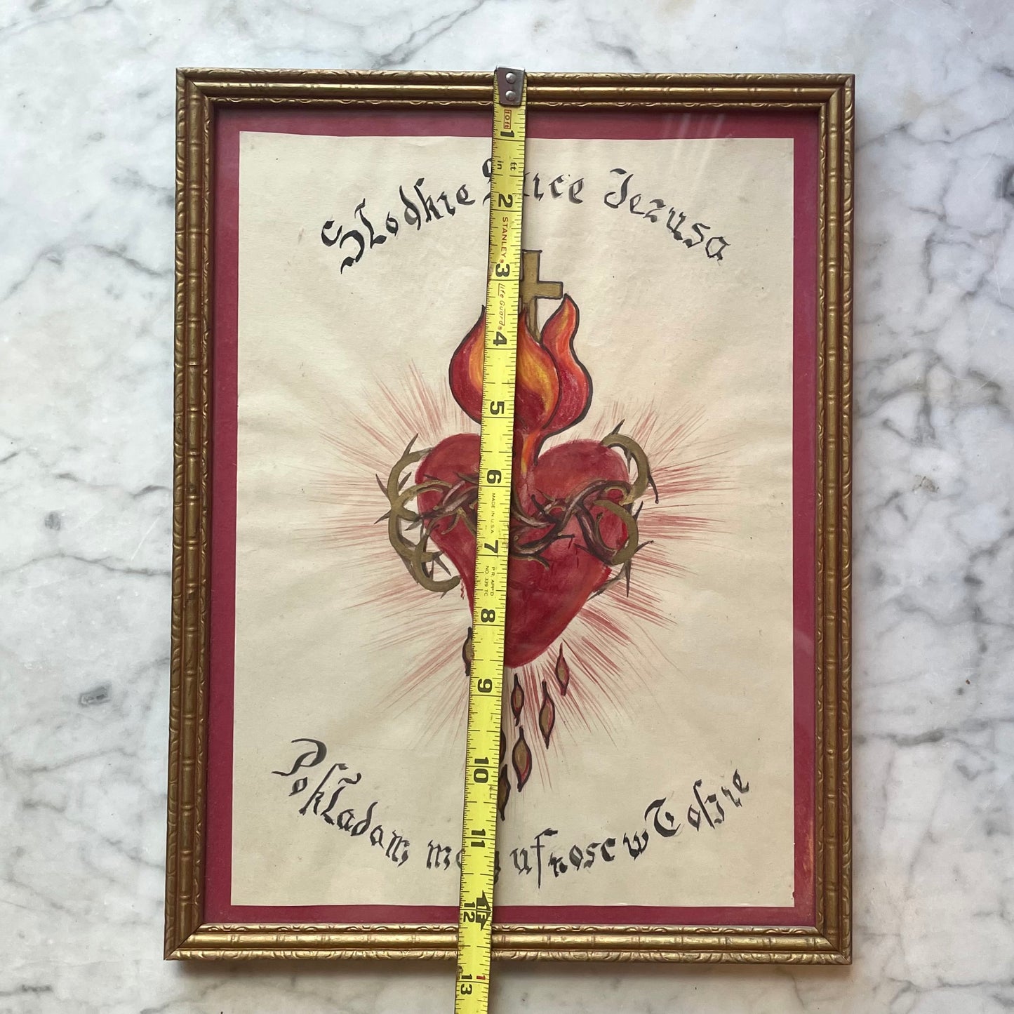 Mixed Media Sacred Heart