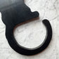 Vintage Folk Art Chat Noir Wooden Wall Hanger