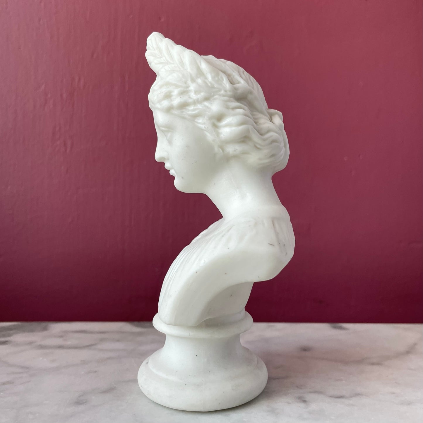 Antique Miniature Parian Bust