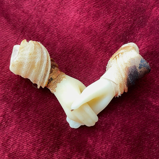 Victorian Wax Hands | Wedding Cake Toppers