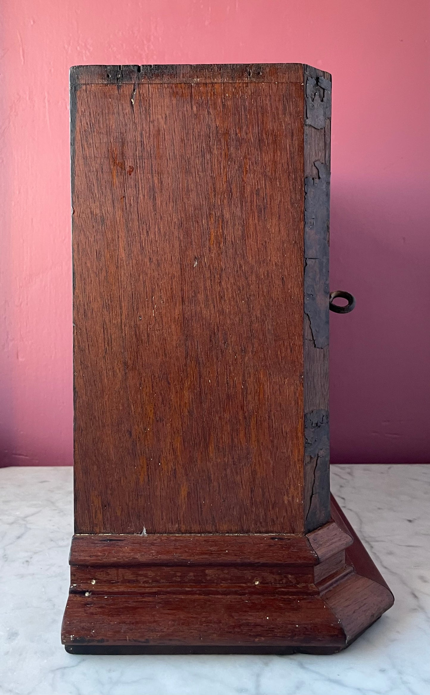 Antique Wood & Glass Display Case