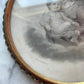 Victorian Sistine Madonna Engraving after Raphael in Brass Frame