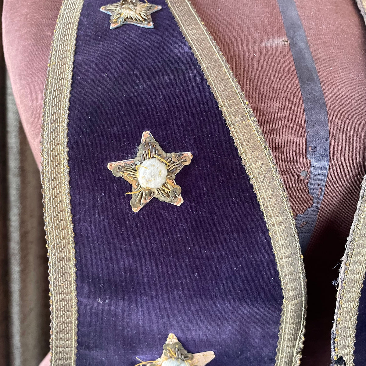 Antique Odd Fellows Ceremonial Collar