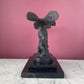 Two Nikes | Double Victory of Samothrace | Vintage Resin Sculpture after Salvador Dalí