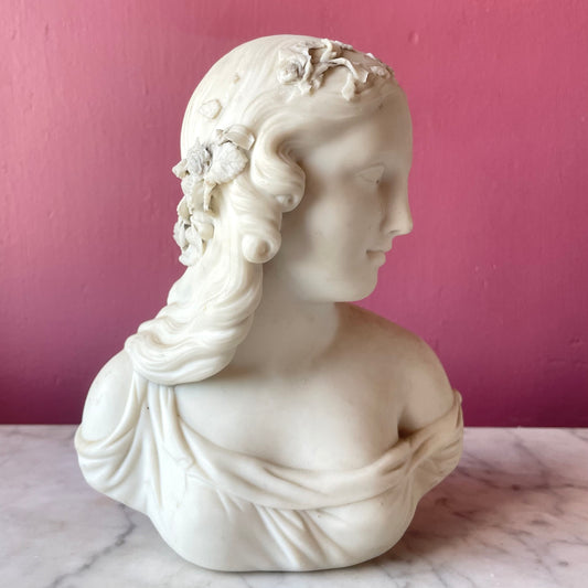 Victorian Parian Bust