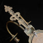 Vintage Baroque Revival Sconces with Mirrors & Candleholders
