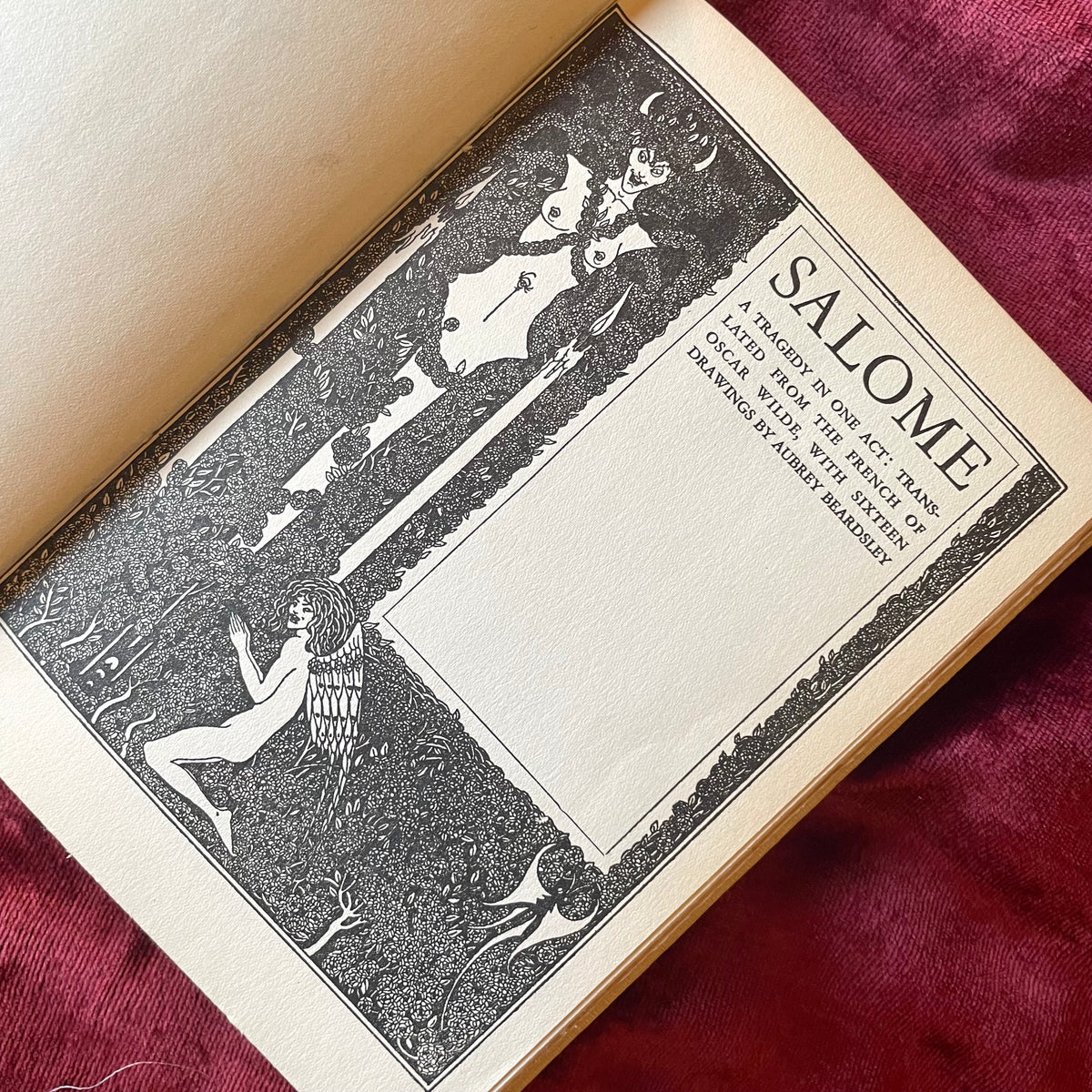 Salome by Oscar Wilde illustrated by Aubrey Beardsley | 1930s