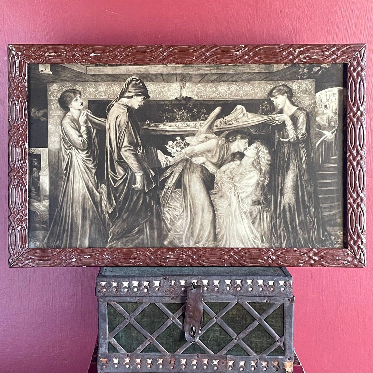 Dante’s Dream at the Time of the Death of Beatrice | Dante Gabriel Rossetti | Antique Framed Print