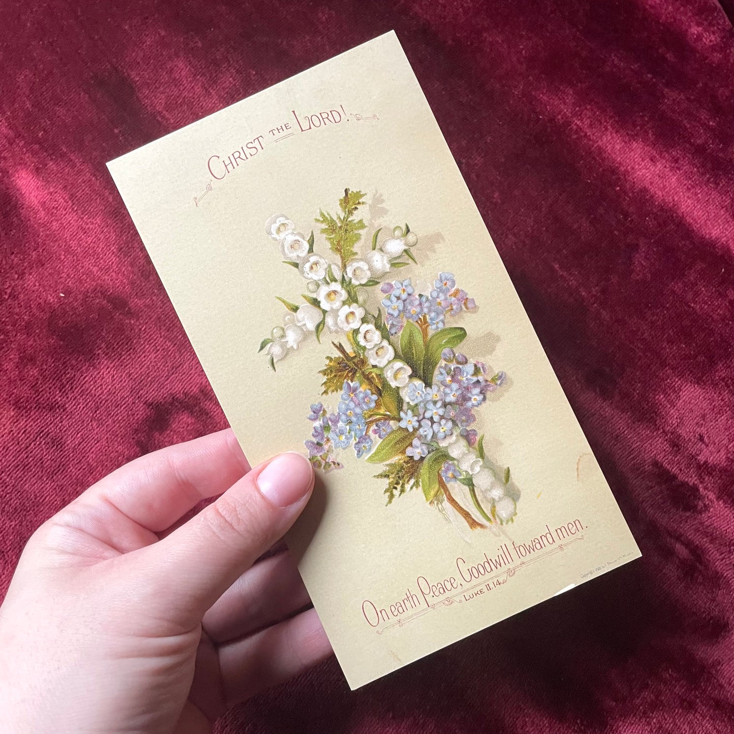 Floral Crosses | Victorian Religious Cards