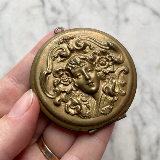 Vintage Art Nouveau Revival Locket