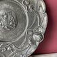 Antique Religious Plate with Art Nouveau Border
