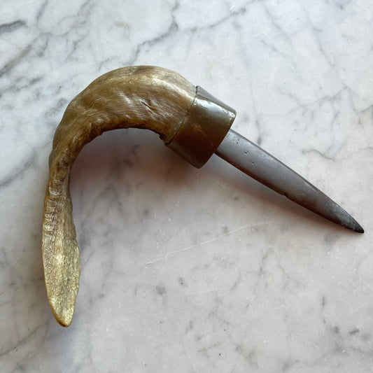 Vintage Horn Letter Opener