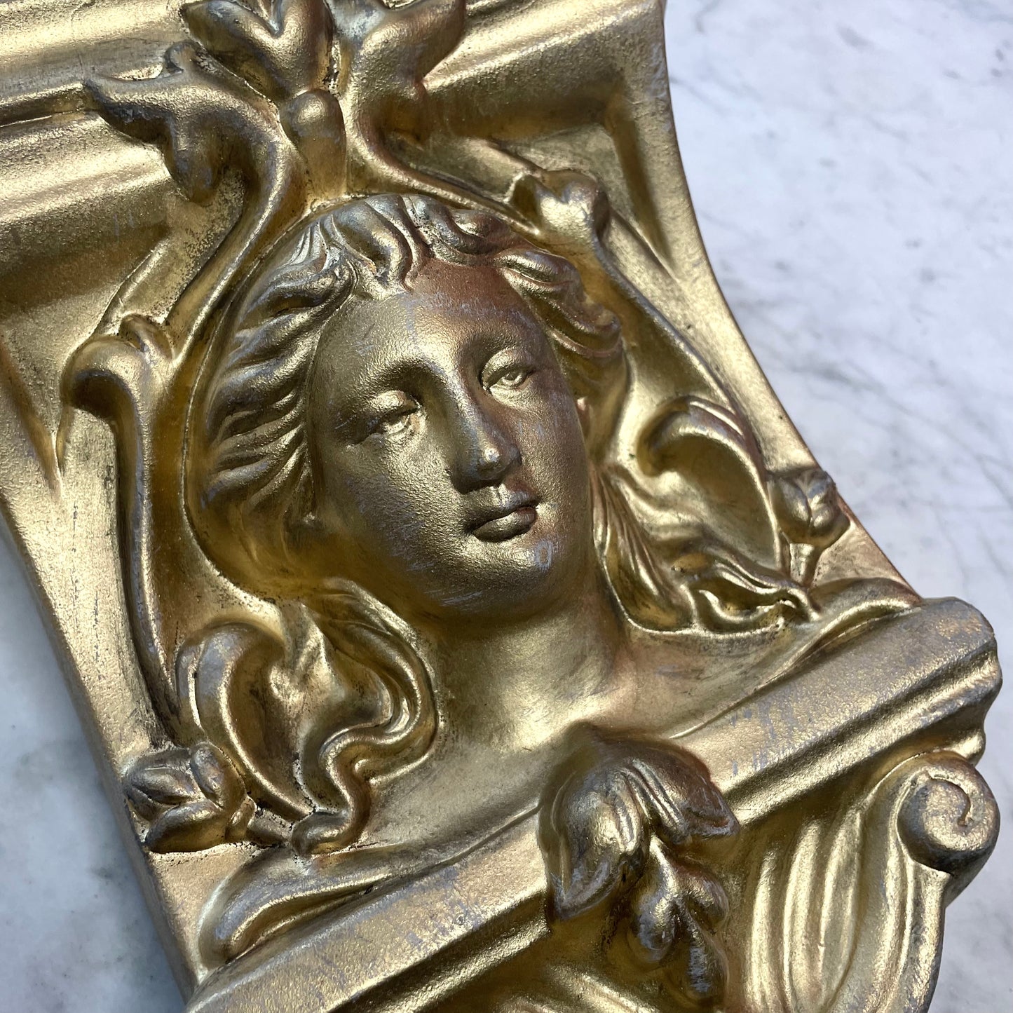 Victorian Revival Hanging Planter with Woman’s Face