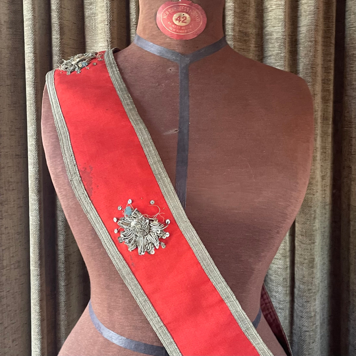 Antique Odd Fellows Ceremonial Sash