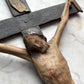 Antique Folk Art Crucifix