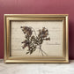 Victorian Handwritten Letter with Pressed Bleeding Hearts