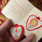 Vintage Blood Heart Pocket Reliquary