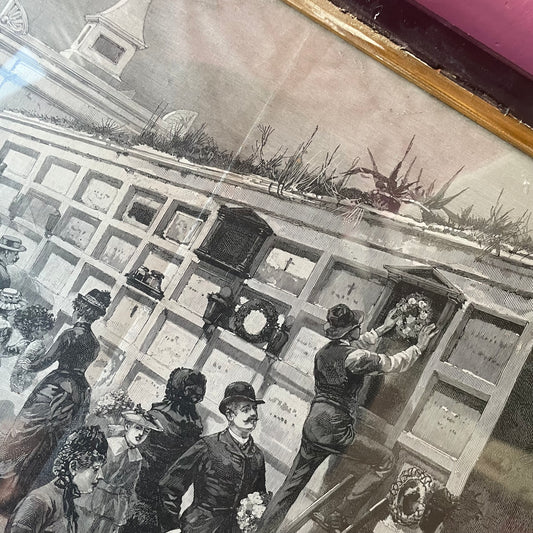 All Saints Day in New Orleans | Cemetery Print