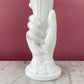 Victorian Milk Glass Hand Vase