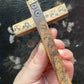 RESERVED Antique Mother of Pearl Crucifix