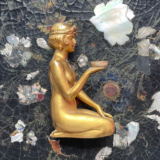 Antique Art Nouveau Priestess Figure