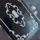 Victorian Silver Inlaid Calling Card Case