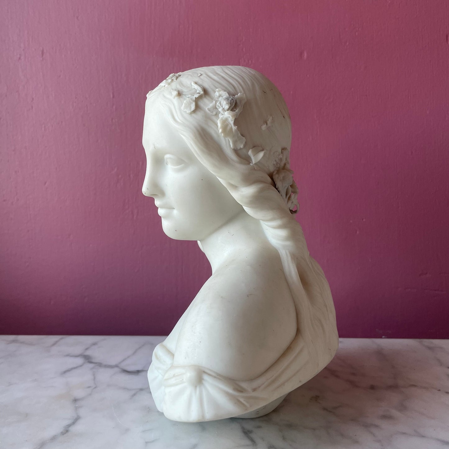 Victorian Parian Bust