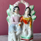 Victorian Staffordshire Figure of Two Women