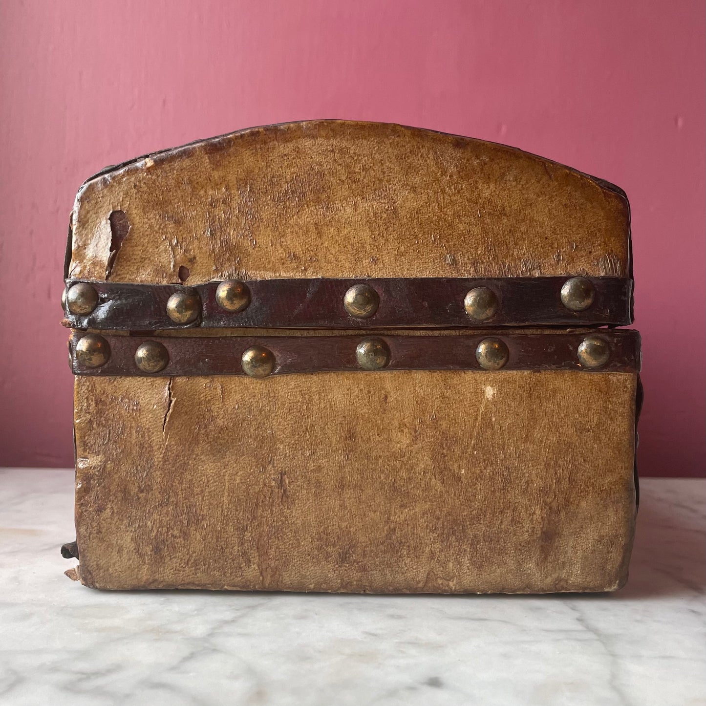 Early 19th Century Hide Covered Box