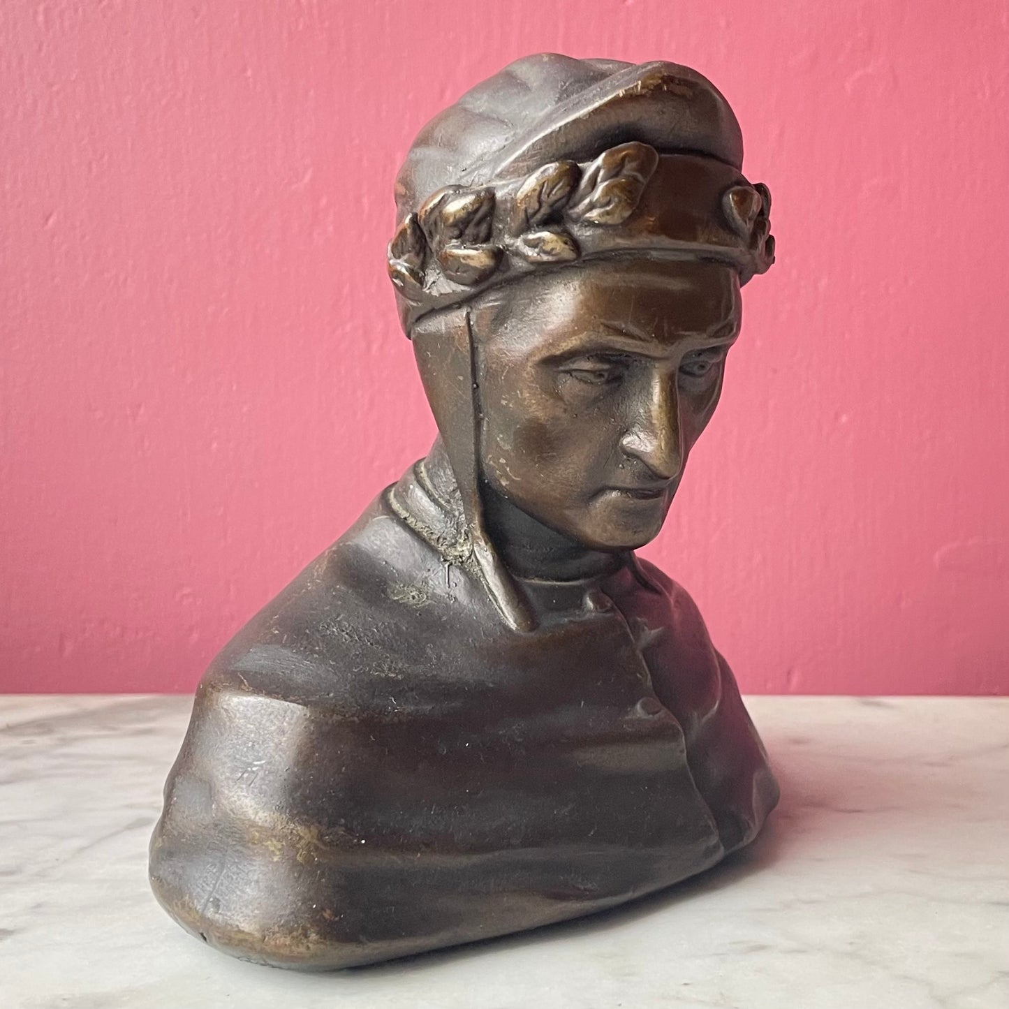Antique Bust of Dante Aligheiri