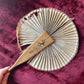 Antique Drawstring Fan with Mirror | Cuba Souvenir