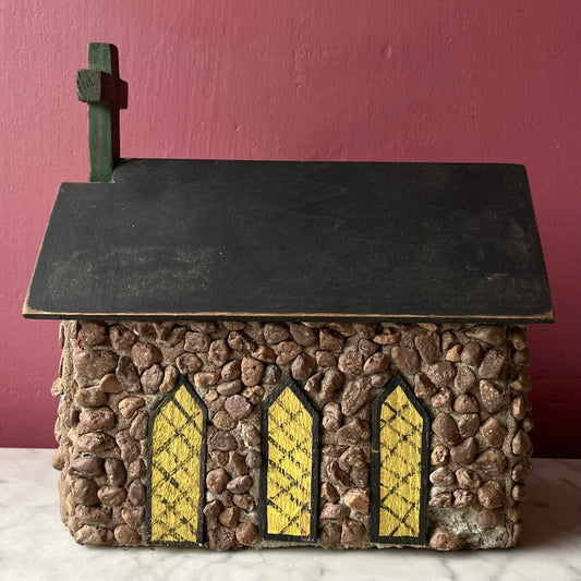 Vintage Handmade Stone Church