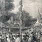 The May Pole | Victorian Framed Engraving