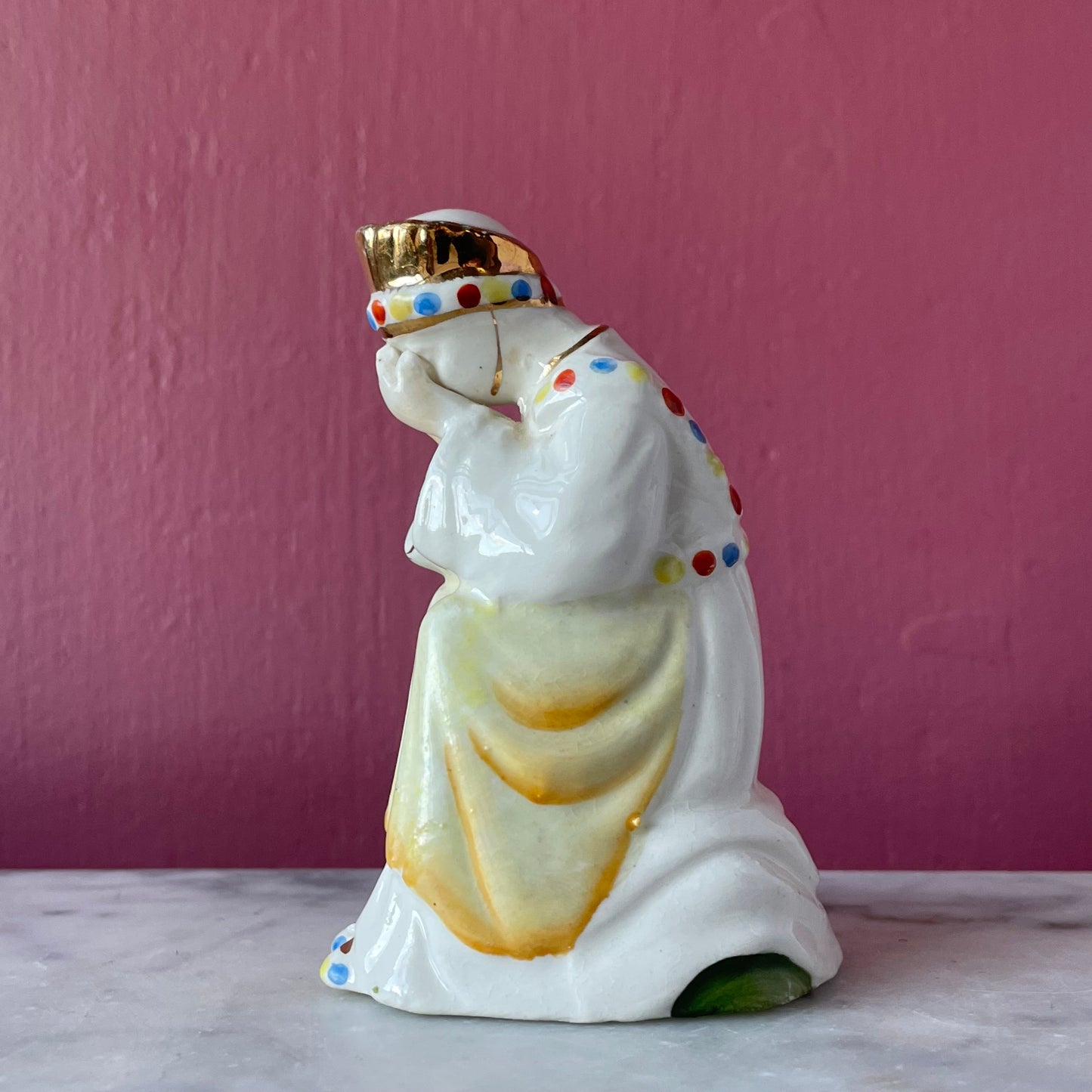 Our Lady of La Salette Porcelain Figure