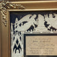 Victorian Diecut Memorial for Two Babies