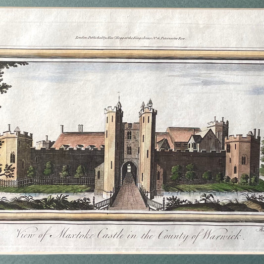 Maxtoke Castle in the County of Warwick | Alexander Hogg | 1780